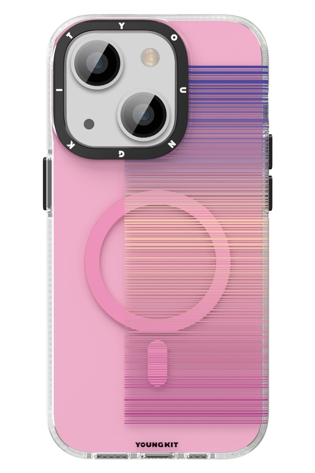 Youngkit Pure iPhone 14 Plus Magsafe Pembe Kılıf  Youngkit