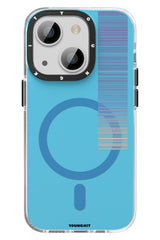 Youngkit Pure iPhone 14 Plus Magsafe Mavi Kılıf
