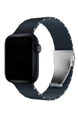 Apple Watch Compatible Cross Loop Silicone Band Rainstorm 