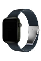 Apple Watch Compatible Cross Loop Silicone Band Rainstorm 
