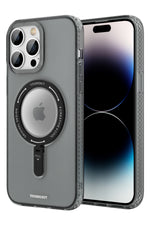 Youngkit Rock iPhone 14 Pro Max Magsafe Siyah Stand Kılıf  Youngkit