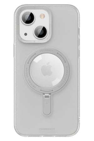 Youngkit Rock iPhone 14 Plus Magsafe Beyaz Stand Kılıf
