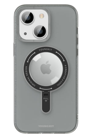 Youngkit Rock iPhone 14 Plus Magsafe Siyah Stand Kılıf  Youngkit