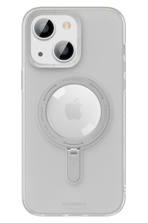 Youngkit Rock iPhone 14 Magsafe Beyaz Stand Kılıf  Youngkit