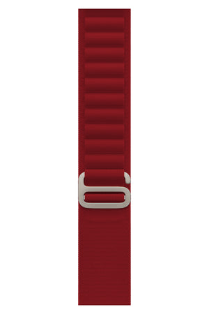 Apple Watch Uyumlu Alpine Loop Kordon Rojo  bikordon