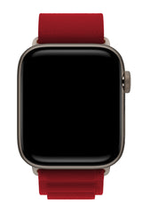 Apple Watch Uyumlu Alpine Loop Kordon Rojo