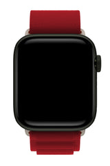 Apple Watch Uyumlu Alpine Loop Kordon Rojo