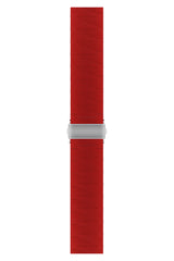 Apple Watch Uyumlu Cross Loop Silikon Kordon Rubinrod