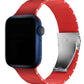 Apple Watch Uyumlu Cross Loop Silikon Kordon Rubinrod