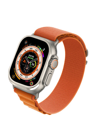 Apple Watch Ultra Compatible Metal Frame Protector Shiny 