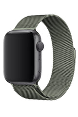 Apple Watch Uyumlu Çelik Milano Loop Smoked