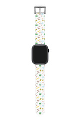 Apple Watch Uyumlu UV Baskılı Silikon Kordon Summer