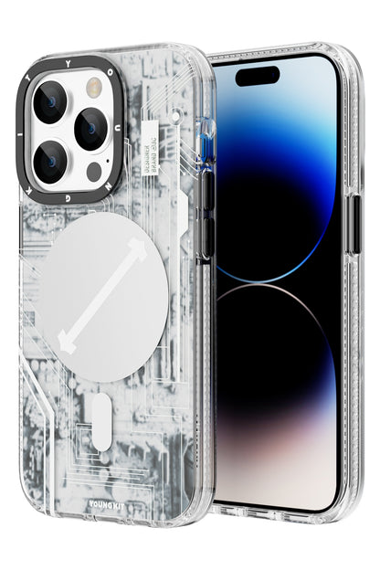 Youngkit Technology iPhone 14 Pro Max Magsafe Uyumlu Beyaz Kılıf