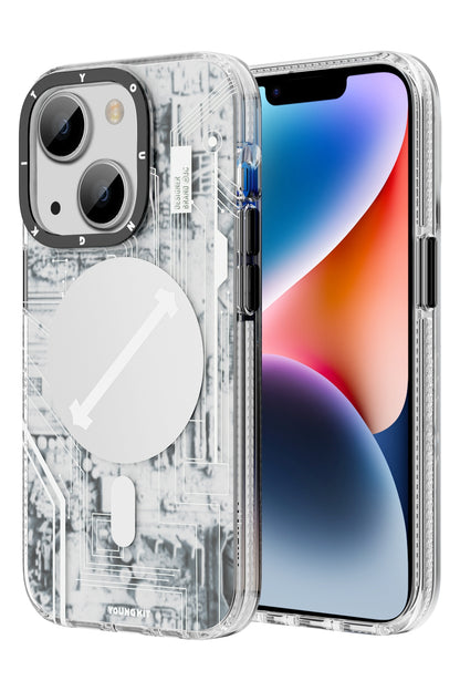 Youngkit Technology iPhone 14 Plus Magsafe Uyumlu Beyaz Kılıf  Youngkit