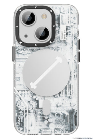 Youngkit Technology iPhone 14 Plus Magsafe Uyumlu Beyaz Kılıf