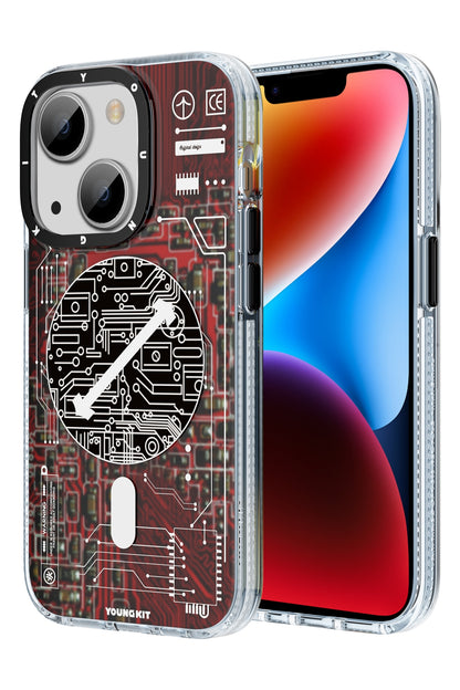 Youngkit Technology iPhone 14 Plus Magsafe Uyumlu Kırmızı Kılıf  Youngkit