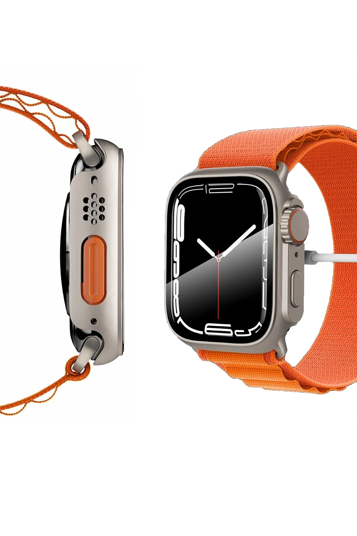 Apple Watch Ultra Dönüştürücü Ekran Koruyucu Kasa  bikordon