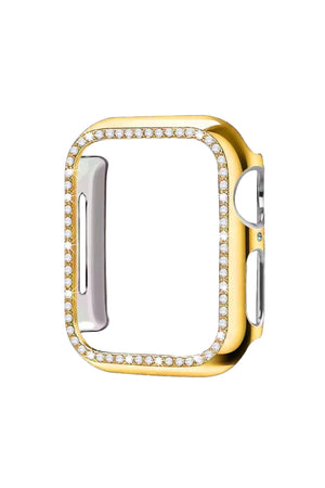 Apple Watch Uyumlu Bumper Taşlı Parlak Kasa Tuscany  bikordon