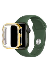 Apple Watch Uyumlu Bumper Taşlı Parlak Kasa Tuscany