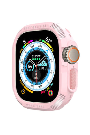 Apple Watch Ultra Uyumlu Armor Kasa Koruyucu Vanilla 49mm bikordon