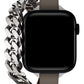 Apple Watch Uyumlu Double Tour Deri Kordon Vizon  bikordon