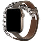 Apple Watch Uyumlu Double Tour Deri Kordon Vizon  bikordon