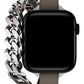 Apple Watch Uyumlu Double Tour Deri Kordon Vizon  bikordon
