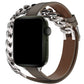 Apple Watch Compatible Double Tour Leather Band Mink 
