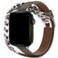 Apple Watch Uyumlu Double Tour Deri Kordon Vizon  bikordon