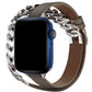 Apple Watch Uyumlu Double Tour Deri Kordon Vizon  bikordon