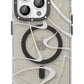 Youngkit Water Ink iPhone 14 Pro Magsafe Siyah Kılıf  Youngkit