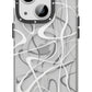 Youngkit Water Ink iPhone 14 Plus Magsafe Beyaz Kılıf  Youngkit