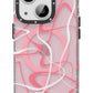 Youngkit Water Ink iPhone 14 Plus Magsafe Kırmızı Kılıf  Youngkit
