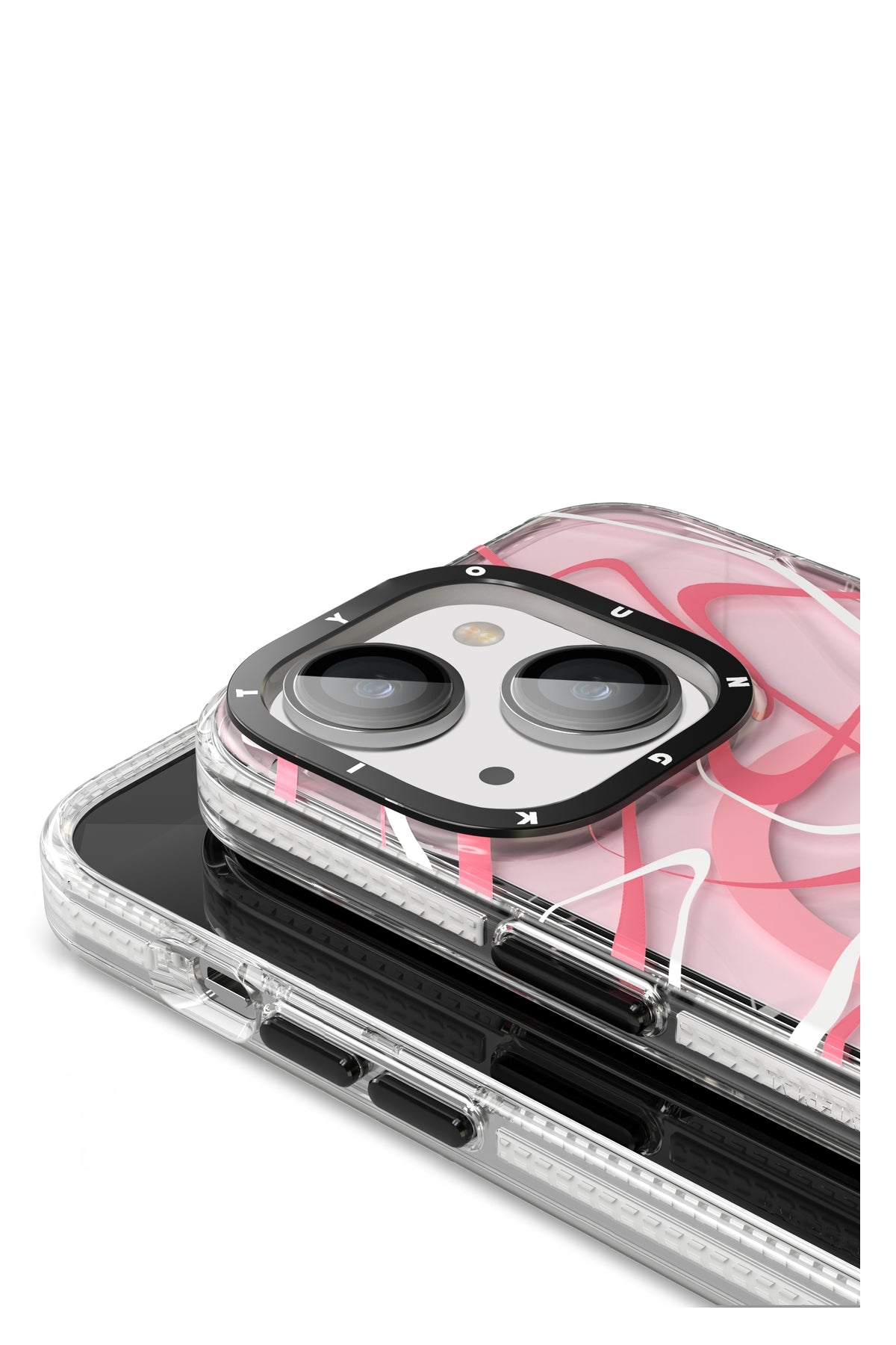 Youngkit Water Ink iPhone 14 Magsafe Kırmızı Kılıf  Youngkit