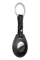 Wiwu Apple Airtag Uyumlu Deri Anahtarlık Black