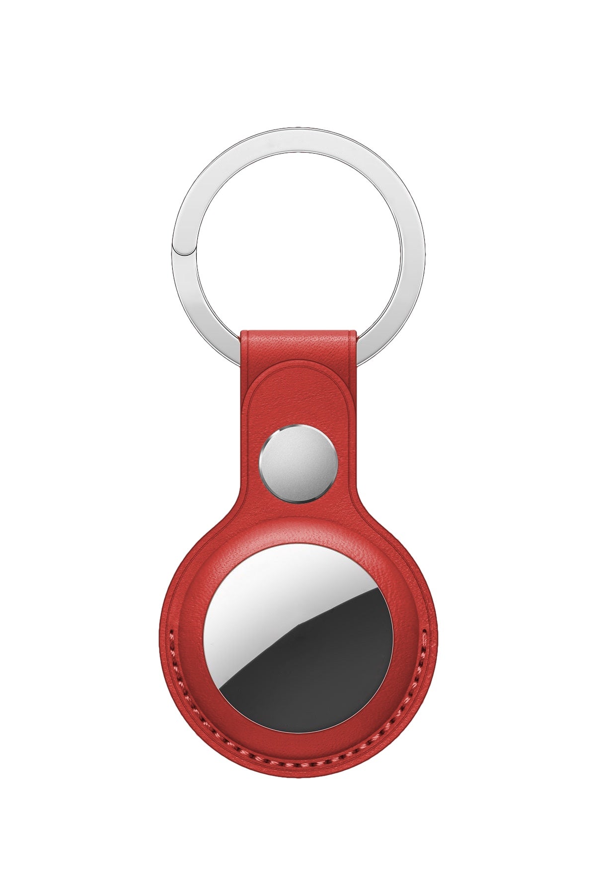 Wiwu Apple Airtag Uyumlu Deri Anahtarlık Ruby