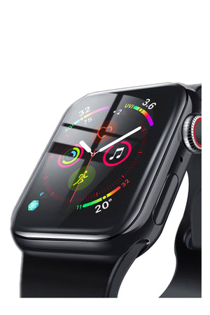Wiwu Apple Watch Uyumlu Kavisli 3D Ekran Koruyucu Full Yapışkanlı 2'li Set  Wiwu