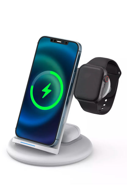 Wiwu Power Air Apple Watch iPhone Airpods Compatible Wireless Charging Stand 