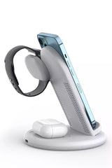 Wiwu Power Air Apple Watch iPhone Airpods Uyumlu Wireless Şarj Standı